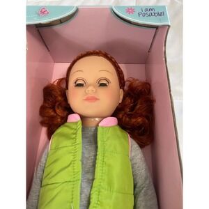 My Life As Peyton Posable 18-inch Doll, Red Hair, Green Eyes new